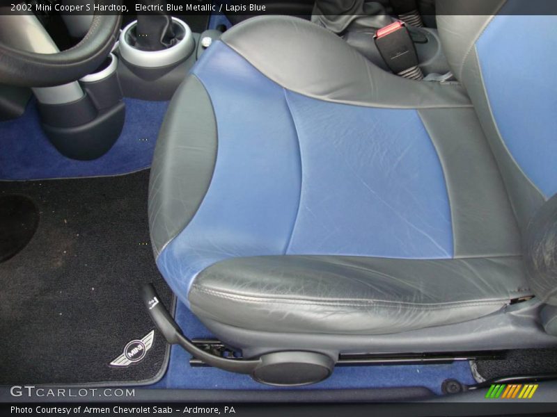 Electric Blue Metallic / Lapis Blue 2002 Mini Cooper S Hardtop