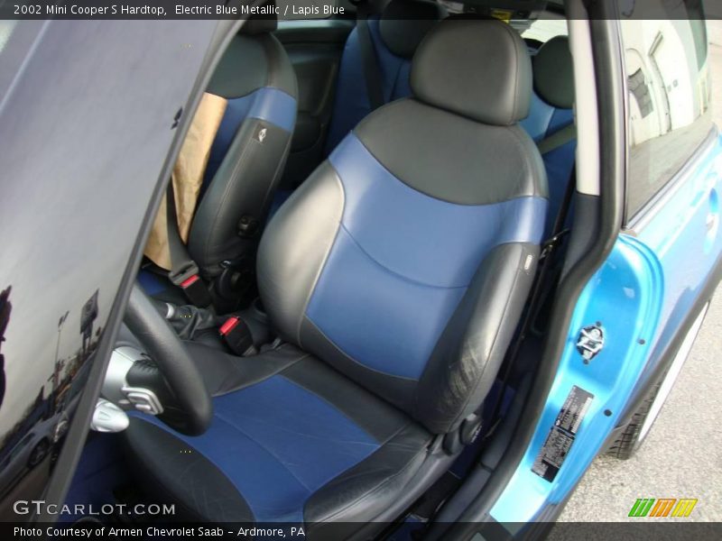 Electric Blue Metallic / Lapis Blue 2002 Mini Cooper S Hardtop