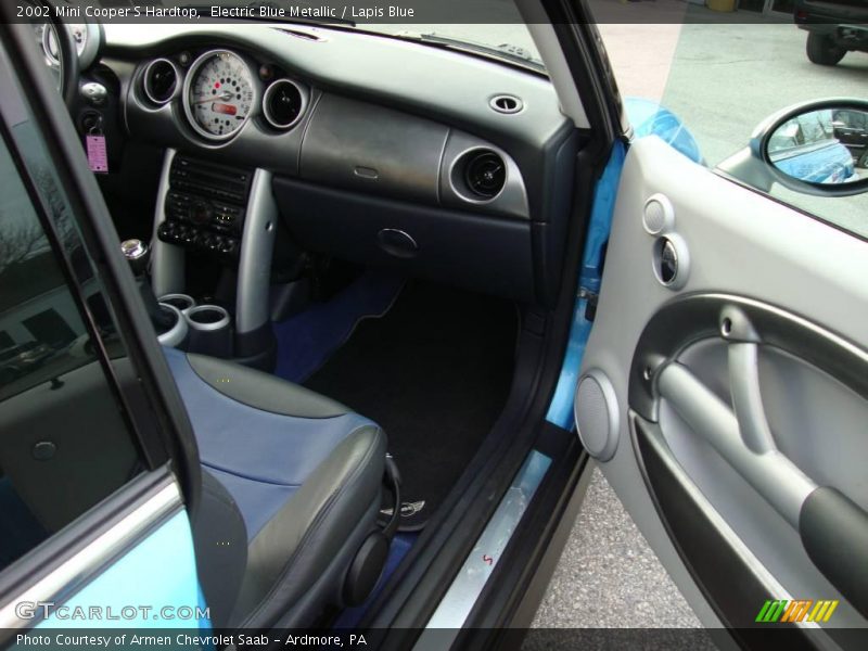 Electric Blue Metallic / Lapis Blue 2002 Mini Cooper S Hardtop