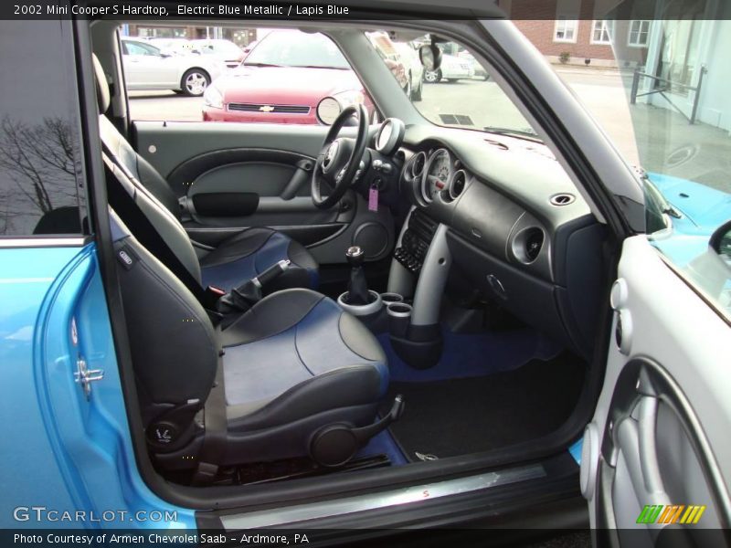 Electric Blue Metallic / Lapis Blue 2002 Mini Cooper S Hardtop