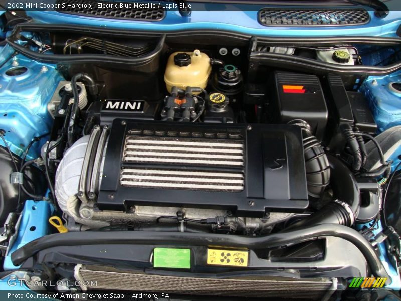 Electric Blue Metallic / Lapis Blue 2002 Mini Cooper S Hardtop