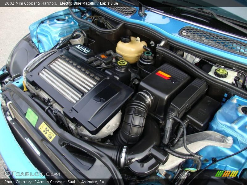 Electric Blue Metallic / Lapis Blue 2002 Mini Cooper S Hardtop