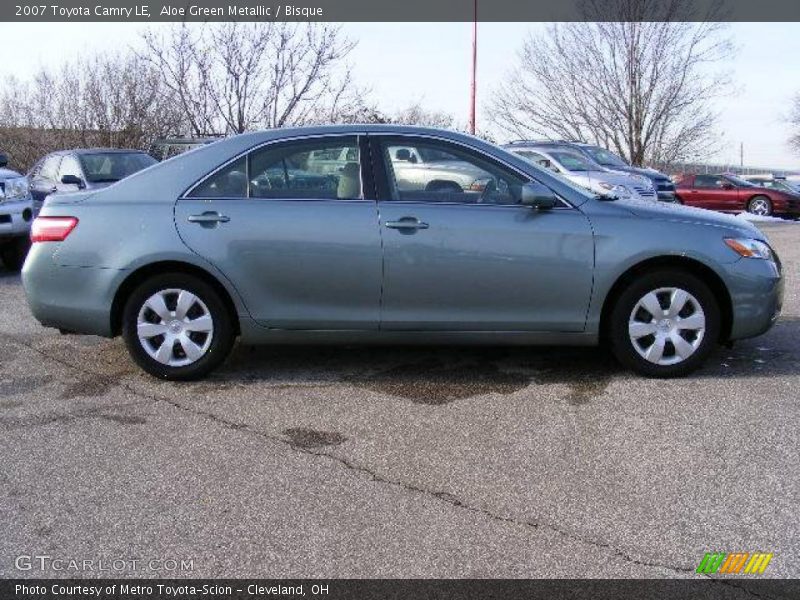 Aloe Green Metallic / Bisque 2007 Toyota Camry LE