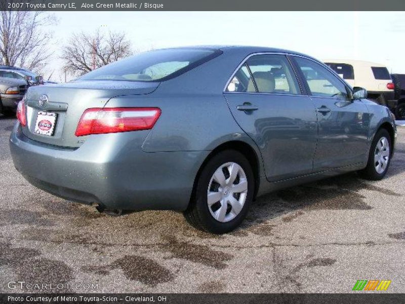 Aloe Green Metallic / Bisque 2007 Toyota Camry LE