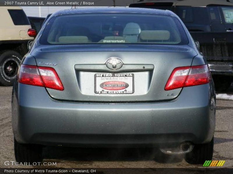 Aloe Green Metallic / Bisque 2007 Toyota Camry LE