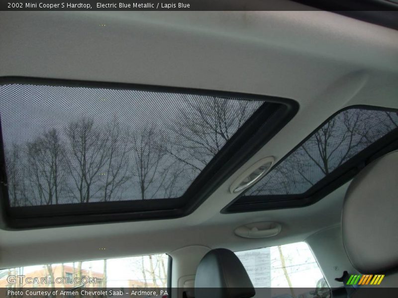 Electric Blue Metallic / Lapis Blue 2002 Mini Cooper S Hardtop