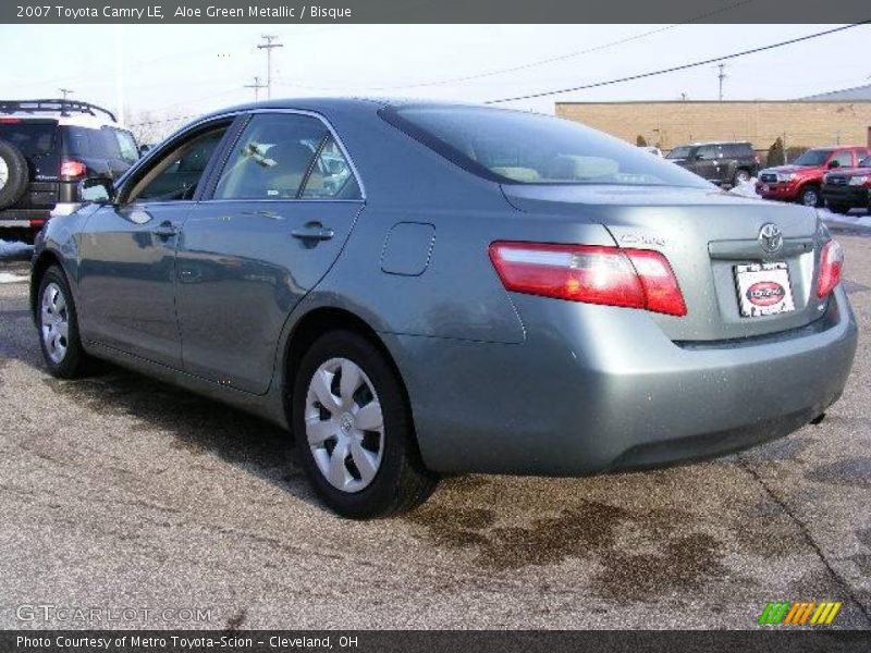 Aloe Green Metallic / Bisque 2007 Toyota Camry LE