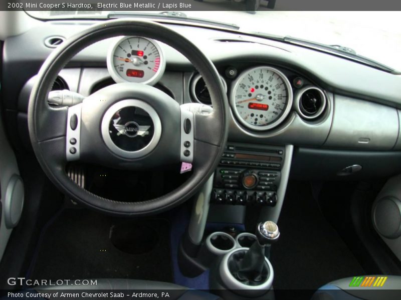 Electric Blue Metallic / Lapis Blue 2002 Mini Cooper S Hardtop