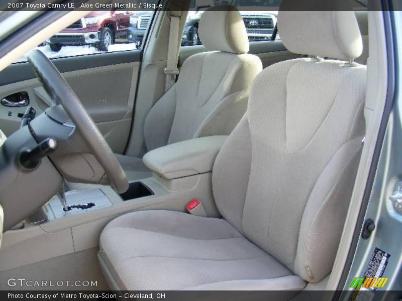 Aloe Green Metallic / Bisque 2007 Toyota Camry LE
