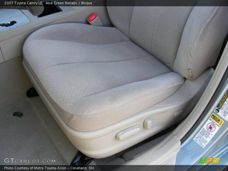 Aloe Green Metallic / Bisque 2007 Toyota Camry LE