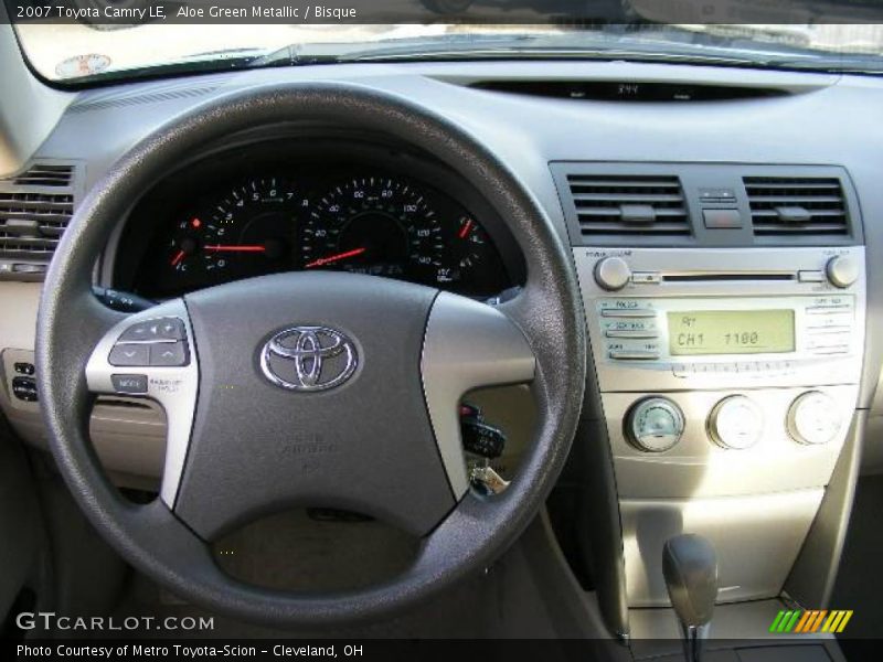 Aloe Green Metallic / Bisque 2007 Toyota Camry LE