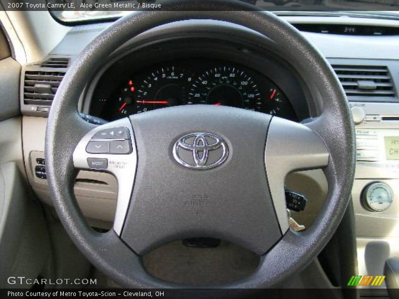 Aloe Green Metallic / Bisque 2007 Toyota Camry LE