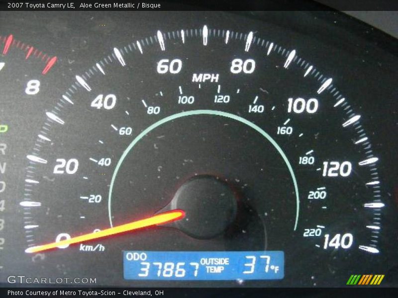 Aloe Green Metallic / Bisque 2007 Toyota Camry LE