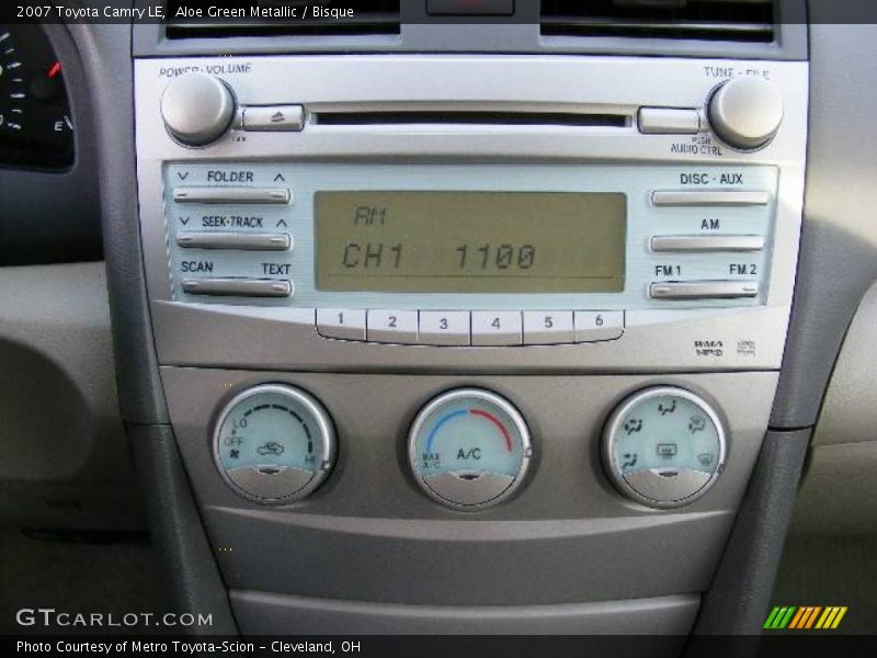 Aloe Green Metallic / Bisque 2007 Toyota Camry LE