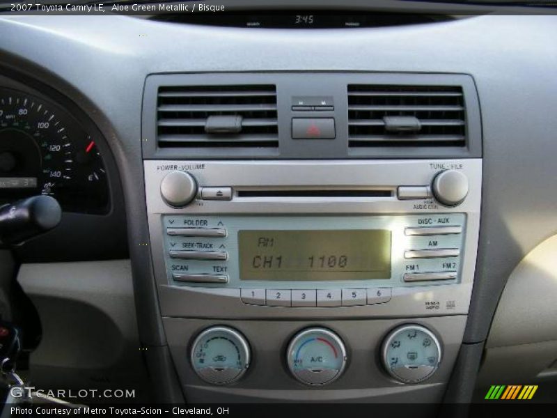 Aloe Green Metallic / Bisque 2007 Toyota Camry LE