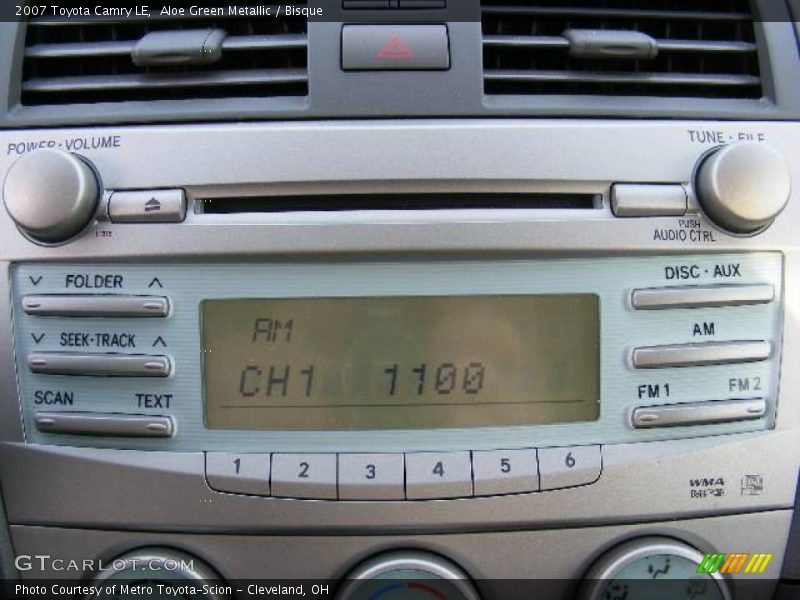 Aloe Green Metallic / Bisque 2007 Toyota Camry LE