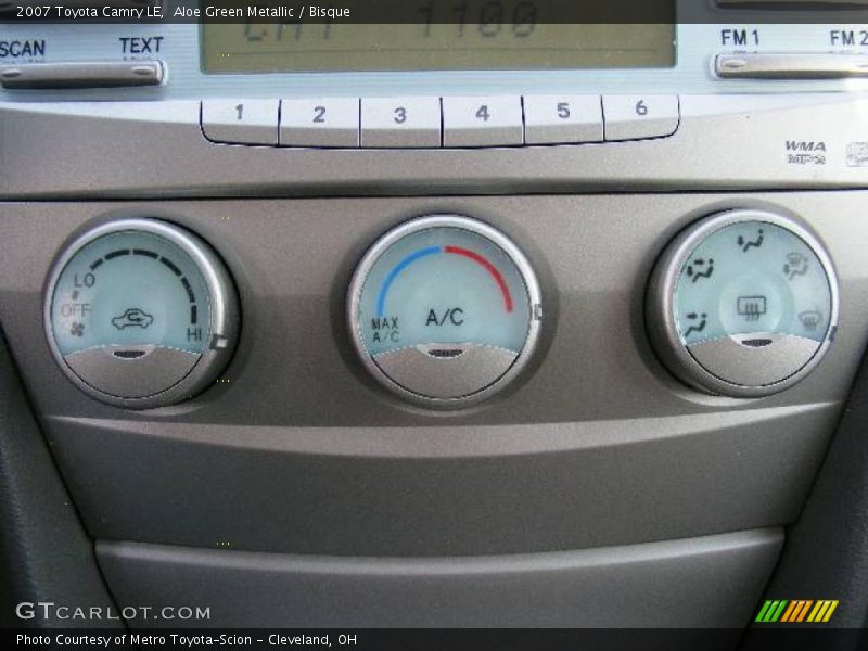 Aloe Green Metallic / Bisque 2007 Toyota Camry LE