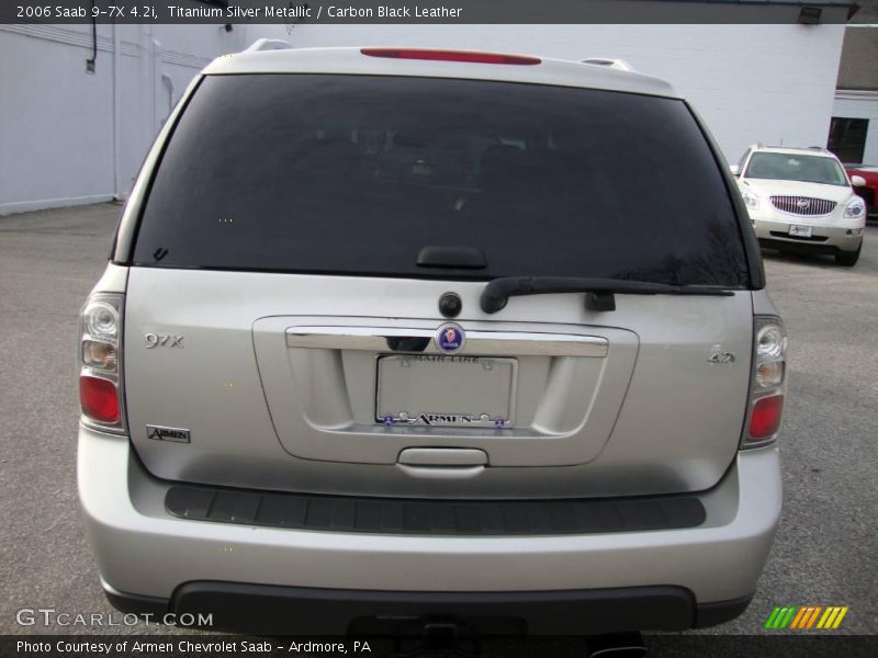 Titanium Silver Metallic / Carbon Black Leather 2006 Saab 9-7X 4.2i