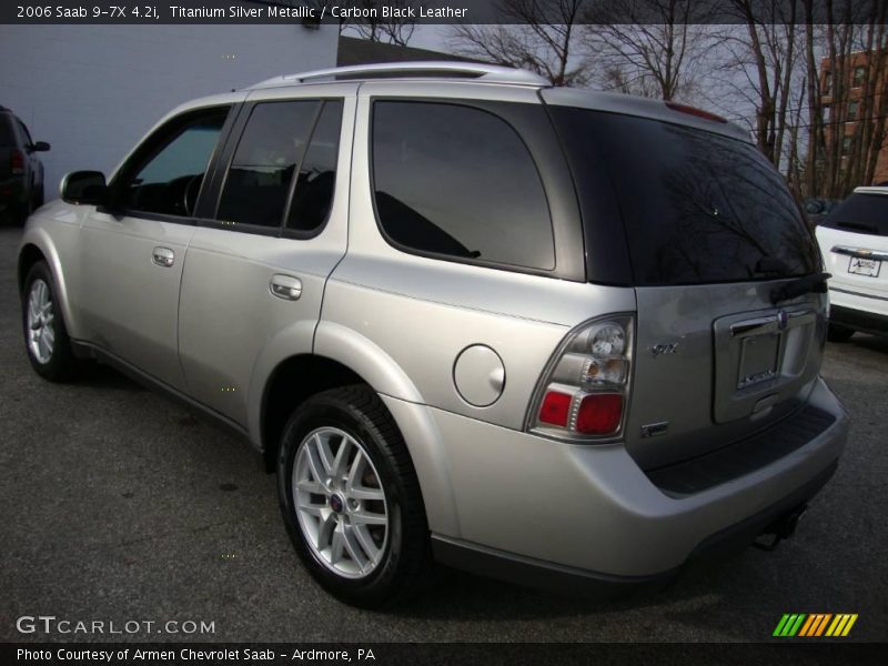 Titanium Silver Metallic / Carbon Black Leather 2006 Saab 9-7X 4.2i