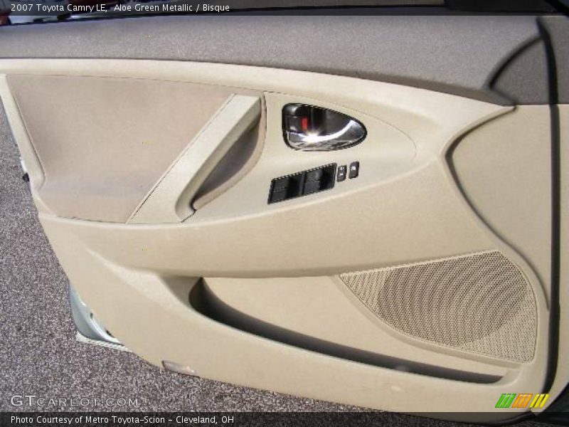 Aloe Green Metallic / Bisque 2007 Toyota Camry LE