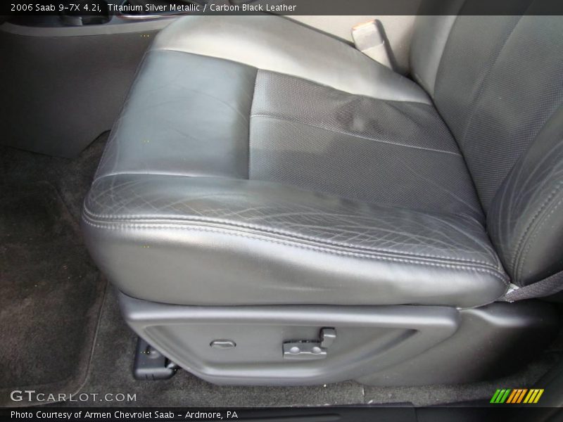 Titanium Silver Metallic / Carbon Black Leather 2006 Saab 9-7X 4.2i