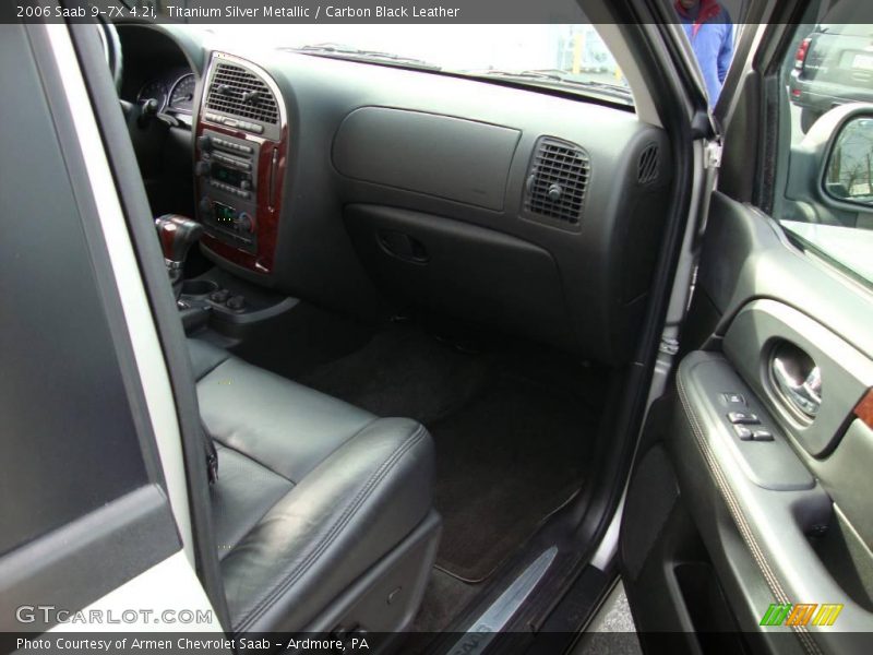 Titanium Silver Metallic / Carbon Black Leather 2006 Saab 9-7X 4.2i