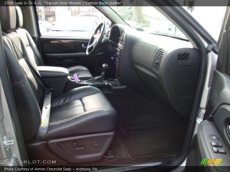 Titanium Silver Metallic / Carbon Black Leather 2006 Saab 9-7X 4.2i