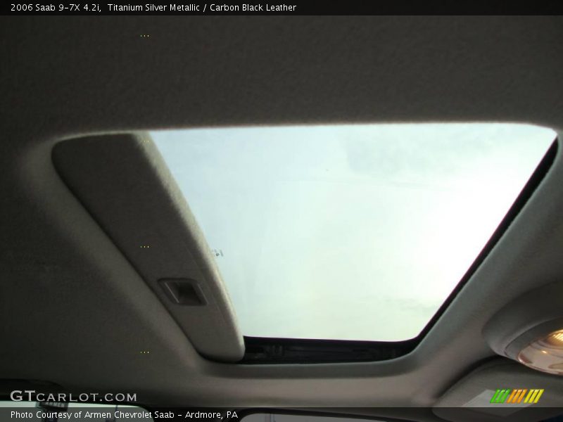 Titanium Silver Metallic / Carbon Black Leather 2006 Saab 9-7X 4.2i