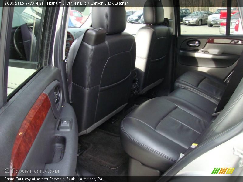 Titanium Silver Metallic / Carbon Black Leather 2006 Saab 9-7X 4.2i