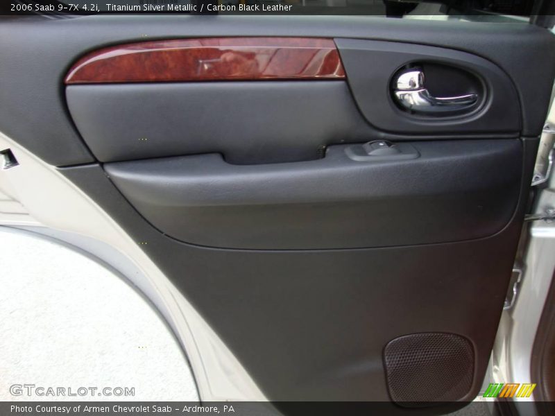 Titanium Silver Metallic / Carbon Black Leather 2006 Saab 9-7X 4.2i