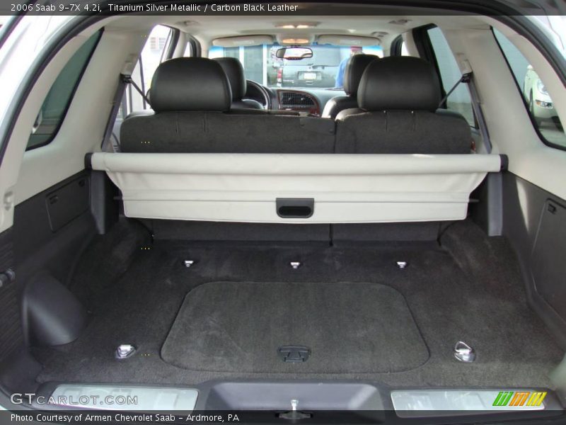 Titanium Silver Metallic / Carbon Black Leather 2006 Saab 9-7X 4.2i