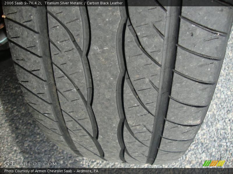 Titanium Silver Metallic / Carbon Black Leather 2006 Saab 9-7X 4.2i