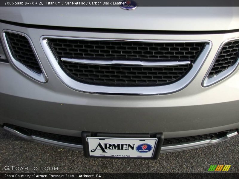 Titanium Silver Metallic / Carbon Black Leather 2006 Saab 9-7X 4.2i