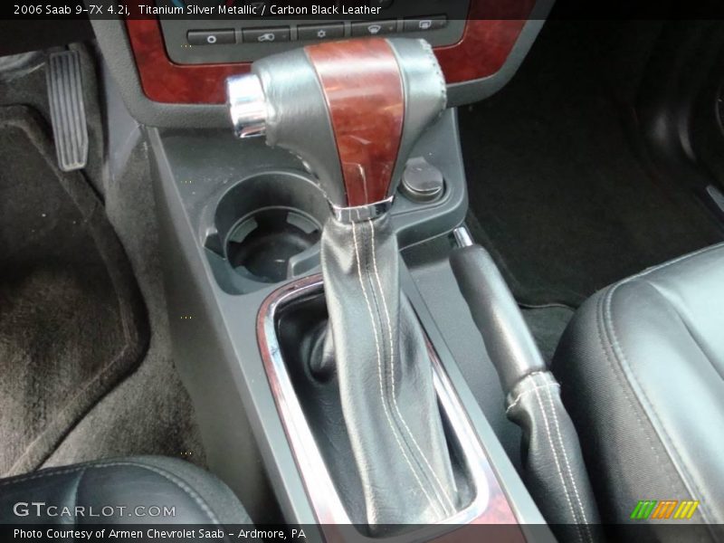 Titanium Silver Metallic / Carbon Black Leather 2006 Saab 9-7X 4.2i
