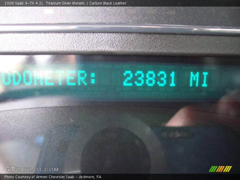Titanium Silver Metallic / Carbon Black Leather 2006 Saab 9-7X 4.2i