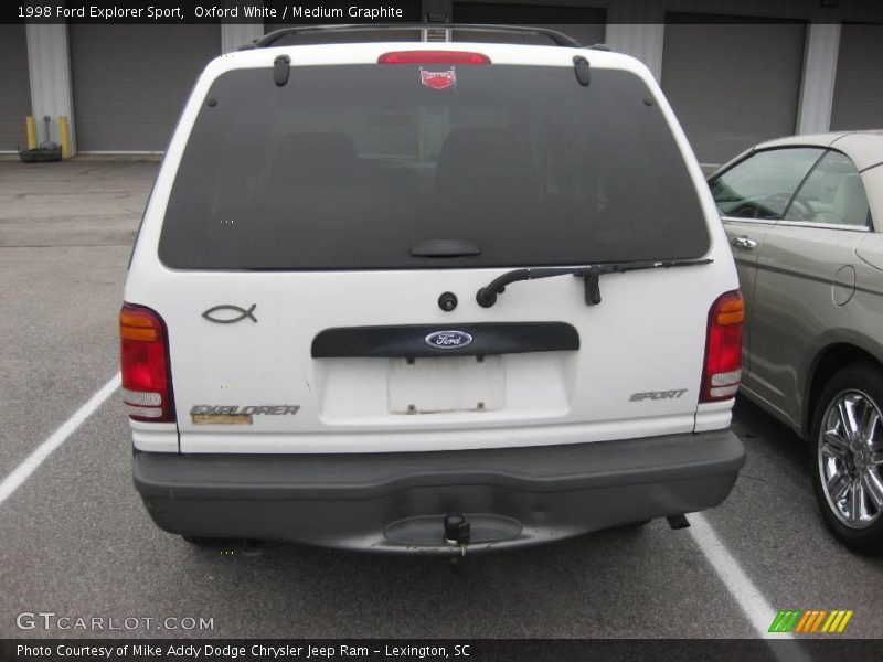 Oxford White / Medium Graphite 1998 Ford Explorer Sport