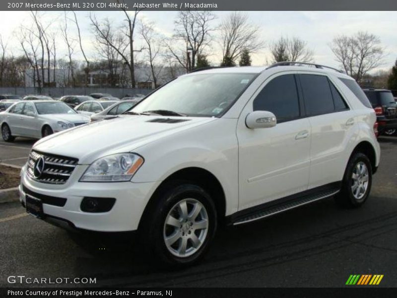 Alabaster White / Macadamia 2007 Mercedes-Benz ML 320 CDI 4Matic