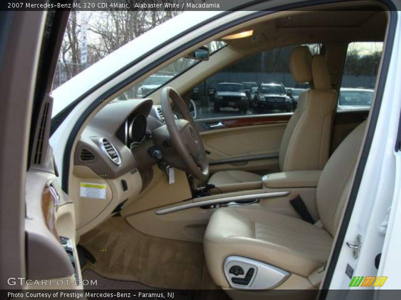 Alabaster White / Macadamia 2007 Mercedes-Benz ML 320 CDI 4Matic