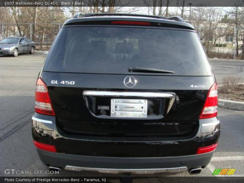 Black / Black 2007 Mercedes-Benz GL 450
