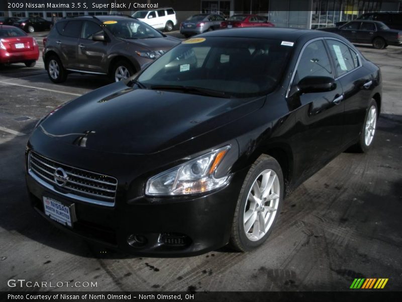 Super Black / Charcoal 2009 Nissan Maxima 3.5 S