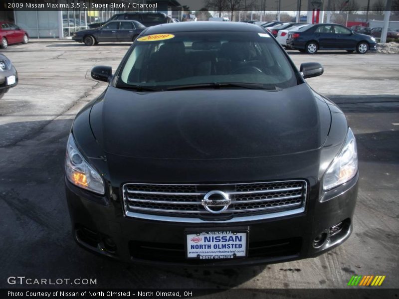 Super Black / Charcoal 2009 Nissan Maxima 3.5 S