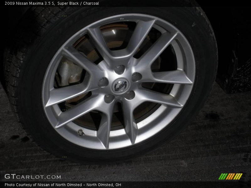 Super Black / Charcoal 2009 Nissan Maxima 3.5 S
