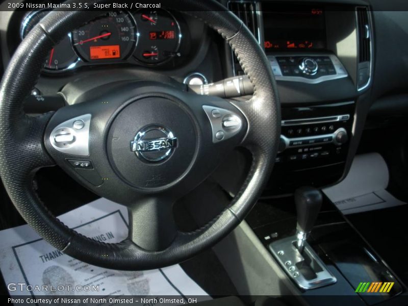 Super Black / Charcoal 2009 Nissan Maxima 3.5 S