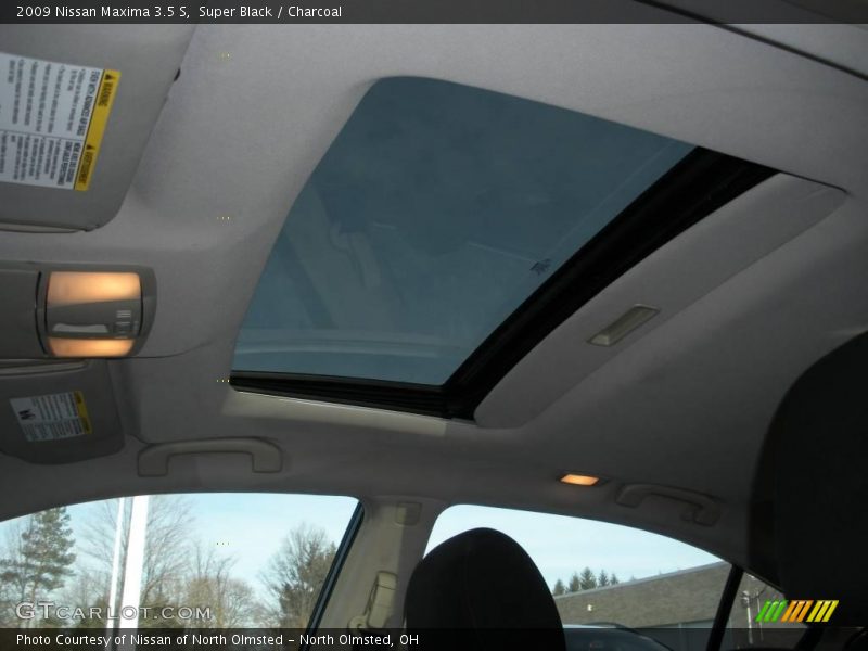 Super Black / Charcoal 2009 Nissan Maxima 3.5 S
