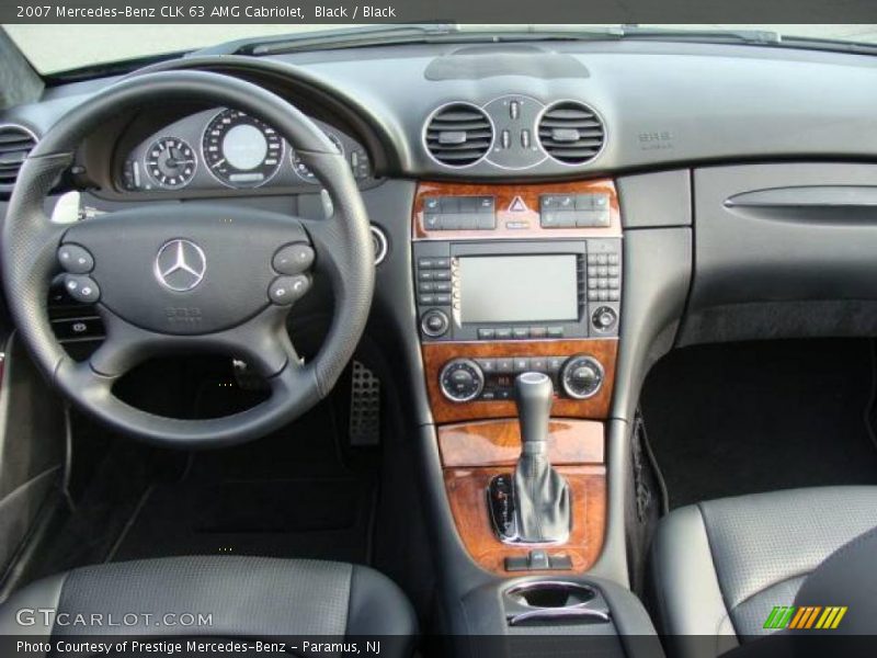 Black / Black 2007 Mercedes-Benz CLK 63 AMG Cabriolet