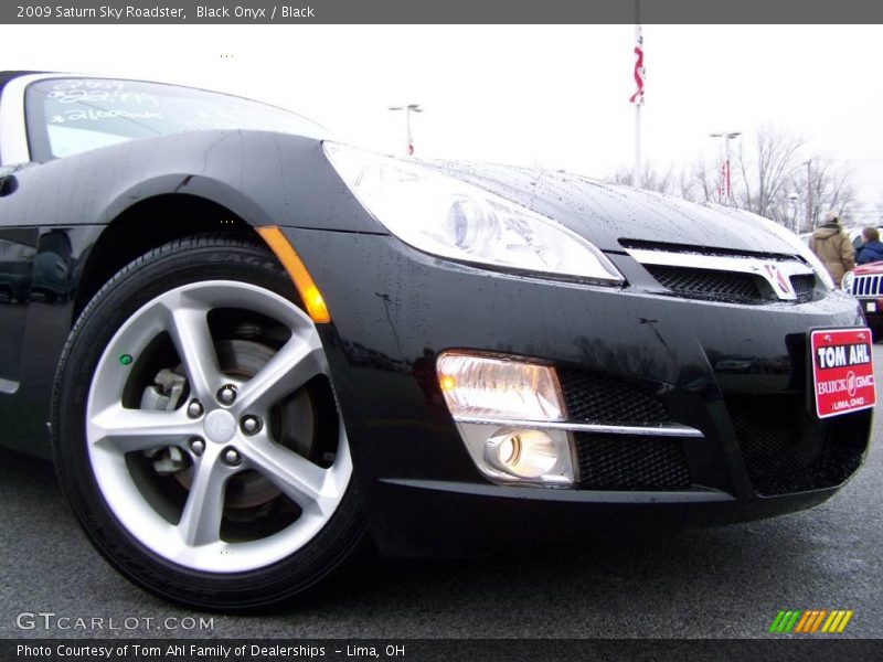 Black Onyx / Black 2009 Saturn Sky Roadster