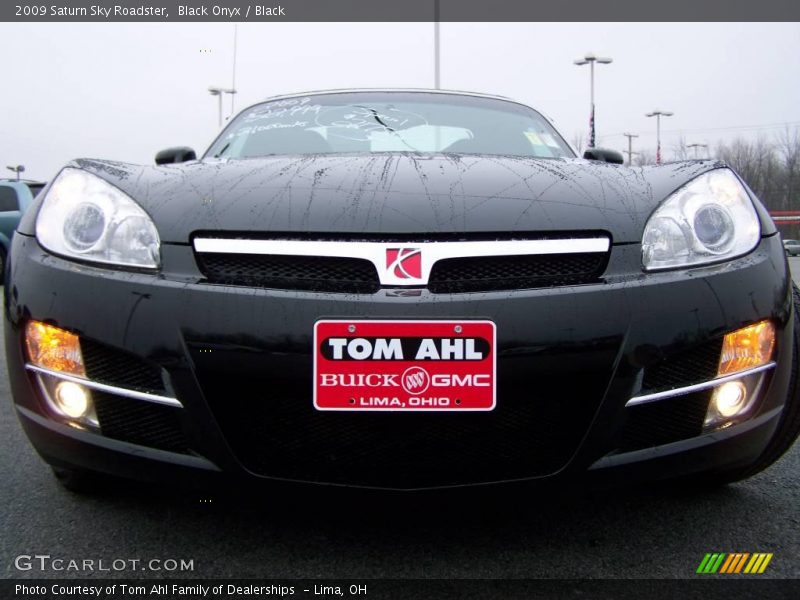Black Onyx / Black 2009 Saturn Sky Roadster