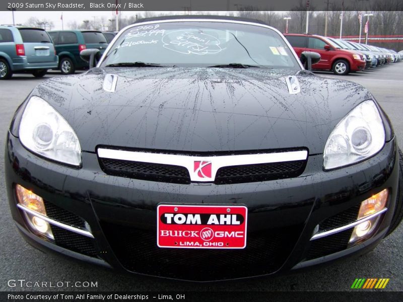 Black Onyx / Black 2009 Saturn Sky Roadster