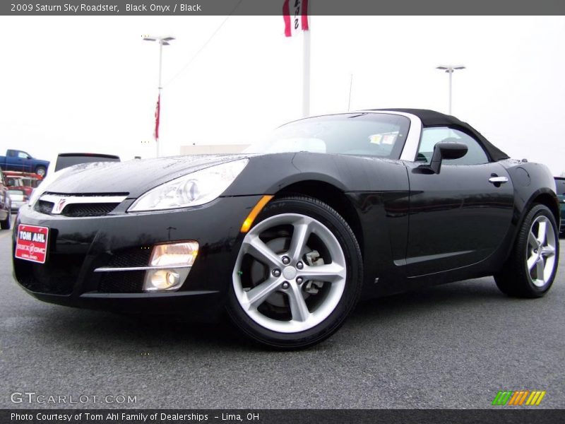 Black Onyx / Black 2009 Saturn Sky Roadster