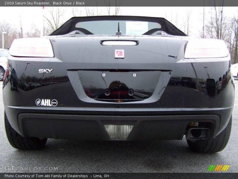 Black Onyx / Black 2009 Saturn Sky Roadster